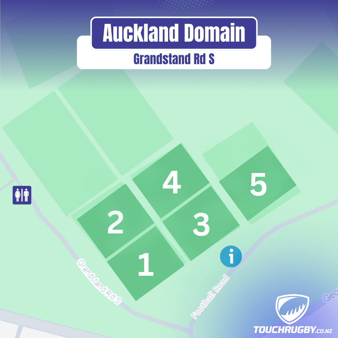 Auckland domain Touch Field Layout Auckland domain Touch Field Layout