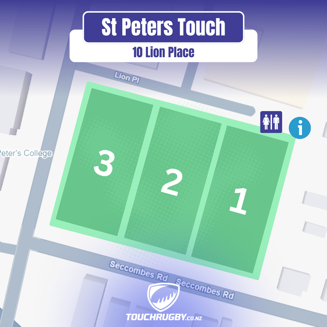 St Peters touch fields layout St Peters touch fields layout